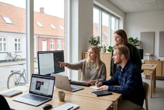 Skandinavisk webbureau i Barrit med team, der arbejder med digitale løsninger og data