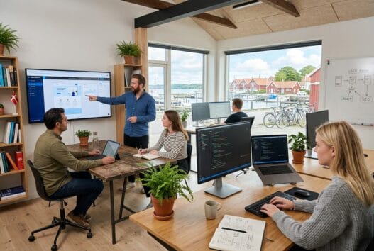 Dansk webbureau i Diernæs med team, der arbejder med design, kode og digitale strategier