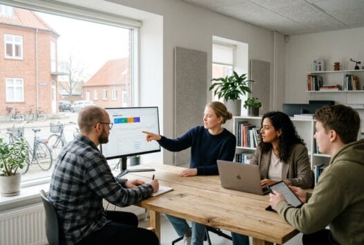 Webbureau i Esbjerg med dansk team, der arbejder med design, kode og digitale dashboards