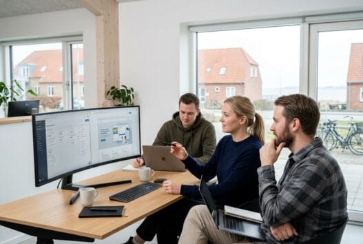 Webbureau i Greve Strand med skandinavisk team, der arbejder med digitale strategier og dashboards