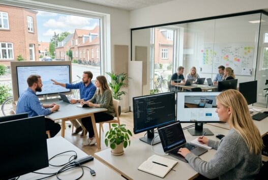 Dansk webbureau i Harlev med team, der arbejder med webdesign, SEO og digitale løsninger