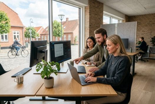 Webbureau i Haverslev med danske medarbejdere, der arbejder med digital strategi og webudvikling