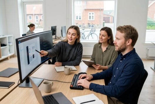 Moderne webbureau i Herrup med dansk team, der arbejder med webdesign, SEO og digitale løsninger