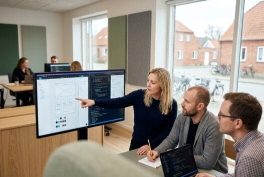 Skandinavisk webteam arbejder med digital strategi og dashboards i høgild