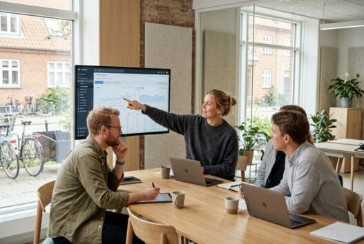 Realistisk webbureau i Høve med dansk team, der arbejder med design, data og digital udvikling