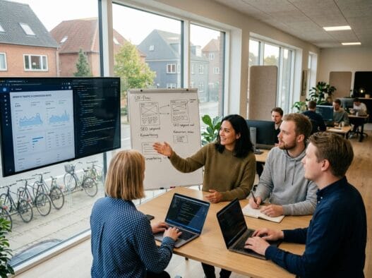 Moderne webbureau i Hoven med dansk team, der arbejder med digital markedsføring og webdesign