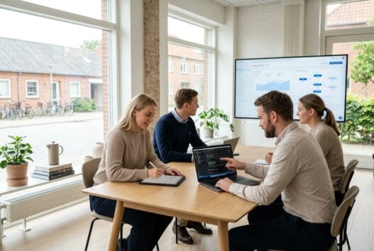 Moderne webbureau i Kaas med dansk team, der arbejder med digital marketing og webdesign