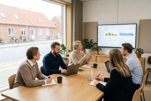 Dansk webbureau i kirke sonnerup med team omkring digitale dashboards og webudvikling
