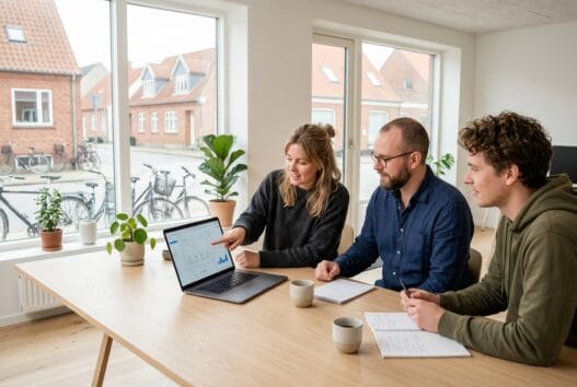 Moderne webbureau i Klippinge med dansk team, der arbejder med digital strategi og design