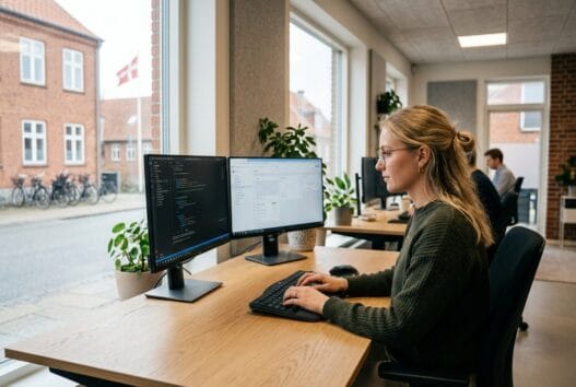 Skandinavisk webbureau i Lomborg med team, der arbejder med design, SEO og digitale løsninger