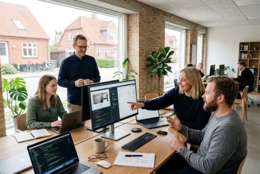 Dansk webteam arbejder med digitale dashboards og udvikling i Lynge (3540)