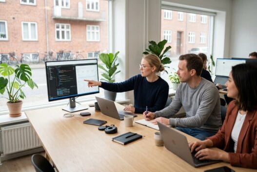 Webbureau i Nørre Dalby med dansk team, der arbejder med design, kode og digitale dashboards