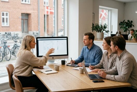 Dansk webbureau-team arbejder med digital strategi i ørsted (5620)