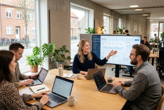 Dansk webbureauteam arbejder med digitale løsninger i øster bronderslev