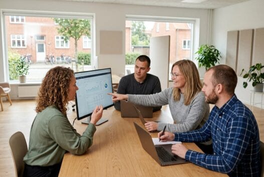 Professionelt webbureau i pårup med dansk team, der arbejder med digitale løsninger ved computere