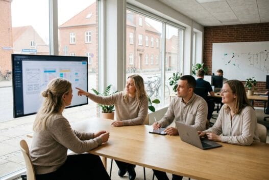 Et moderne webbureau i Skive med dansk team, der arbejder med digitale løsninger og data