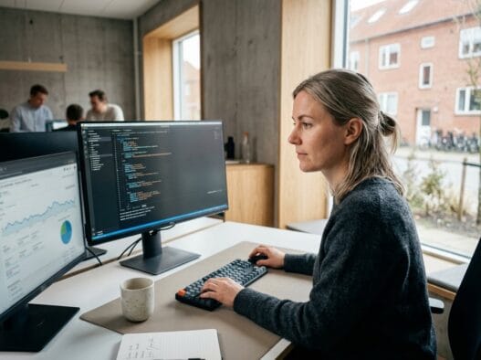 Webbureau i Tårs med skandinaviske medarbejdere, der arbejder med digital strategi og design