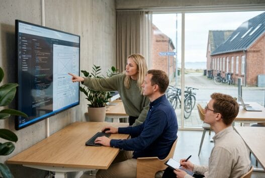 Moderne webbureau i Vålse med dansk team, der arbejder med webdesign, SEO og digital udvikling