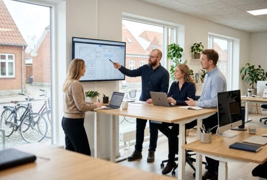 Dansk webbureau i Vester Aaby med team, der arbejder med digital strategi og design